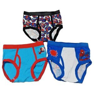 NWOT Set of 2 Boy Spiderman Brief Underwear Cotton 100%